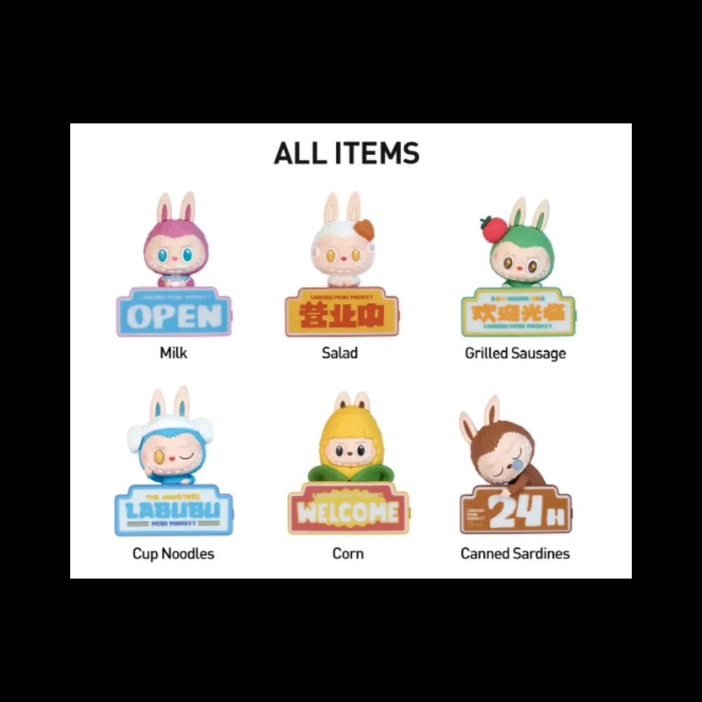 Pop Mart Labubu The Monsters Wacky Mart Series Fridge Magnet Single Blind Box - HypeFly India View 2