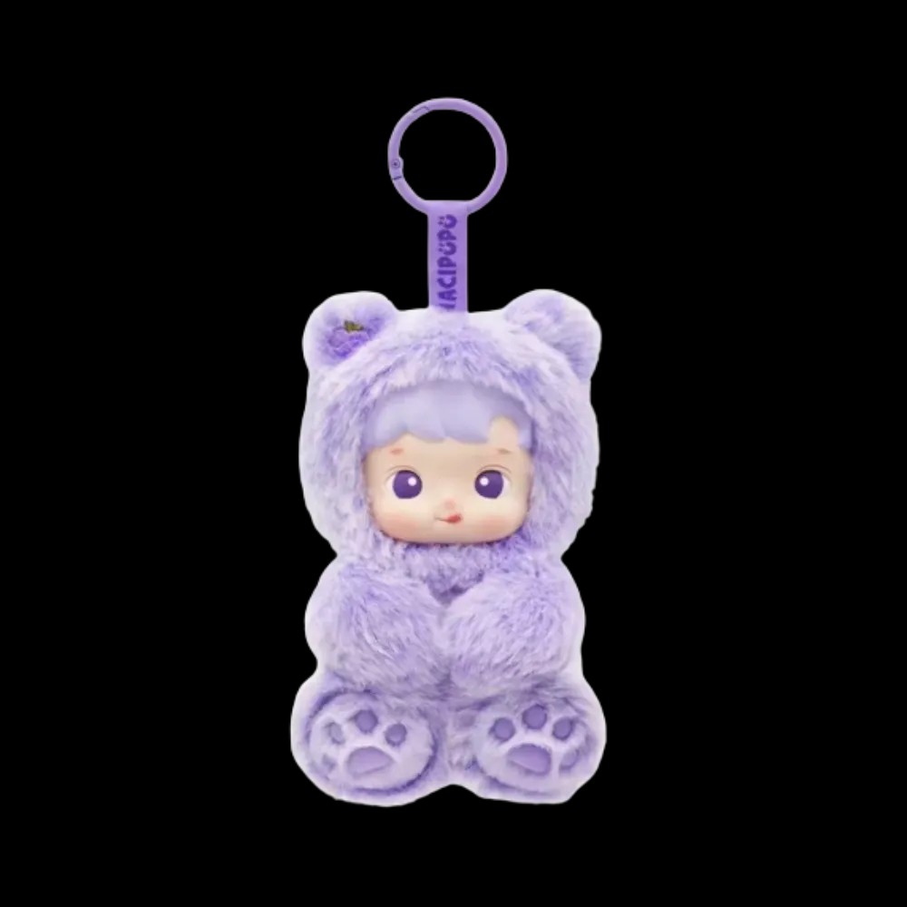 Pop Mart HACIPUPU Gummy Bear Series Vinyl Grape Flavor Plush Pendant - HypeFly India View 1