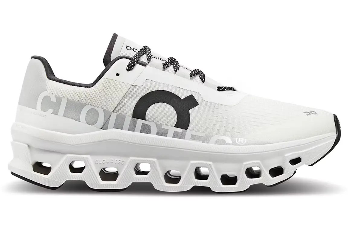 Cloud Monster Undyed-White On Running - HypeFly India View 1