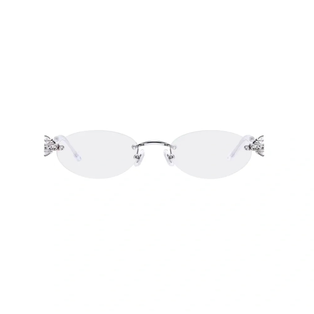Gentle Monster Orora 02 Clear Lenses | Silver Metal - HypeFly India View 1