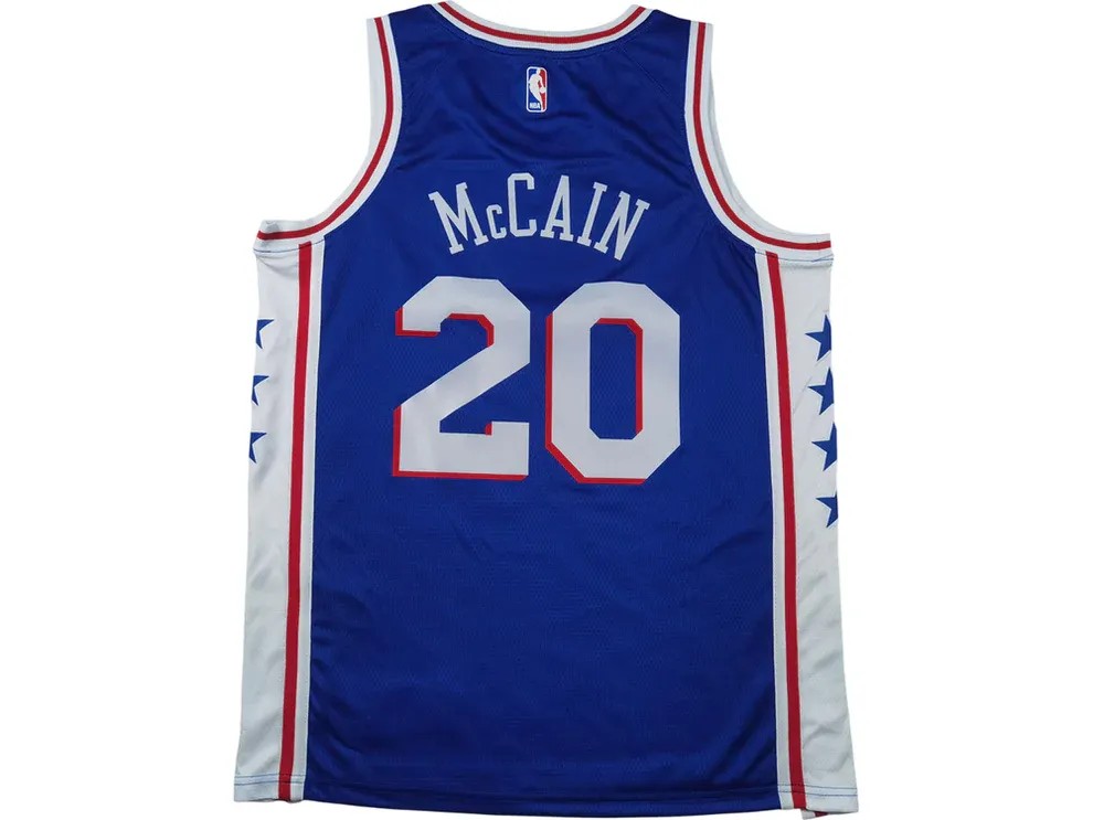 Philadelphia 76ers Jared McCain Nike 2024/25 NBA Swingman Jersey - HypeFly India View 2