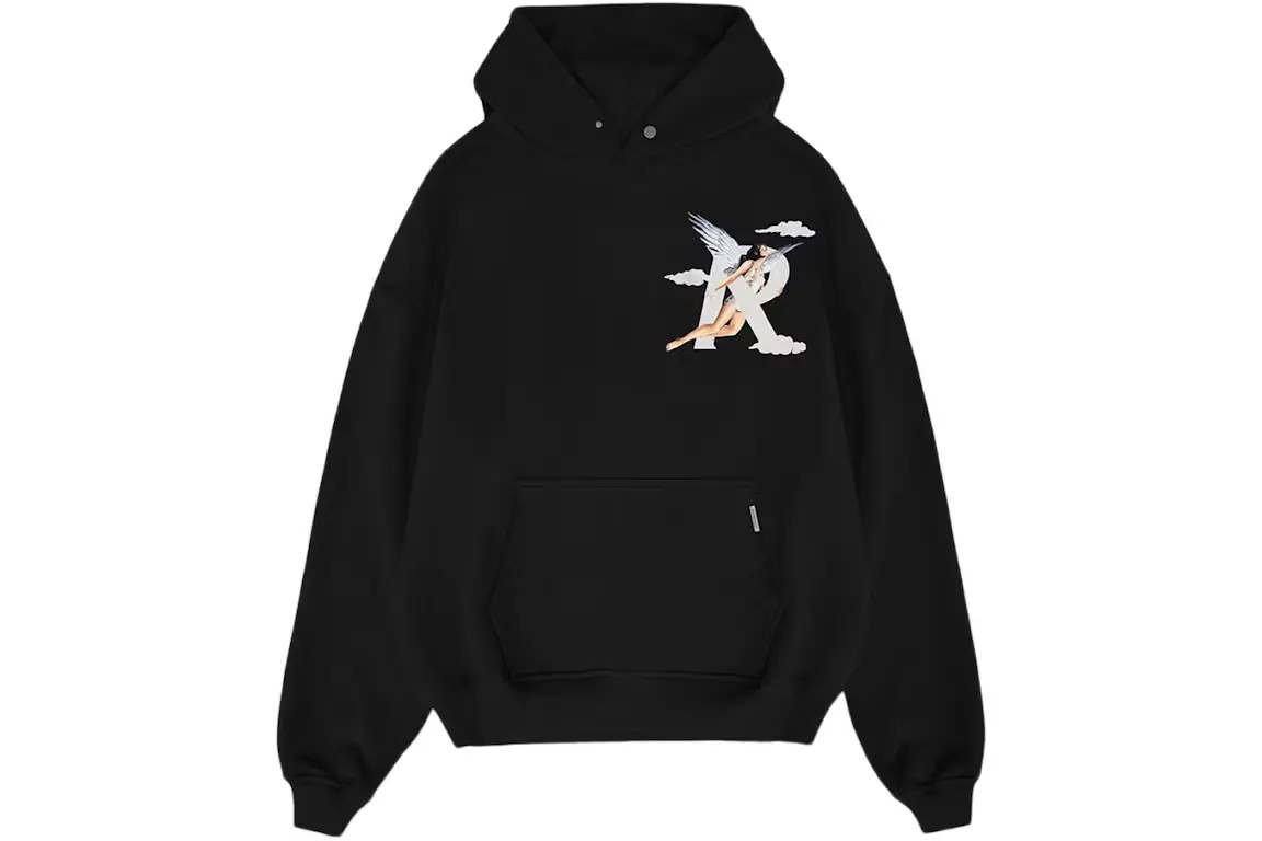 Represent Storms In Heaven Hoodie Black - HypeFly India View 2