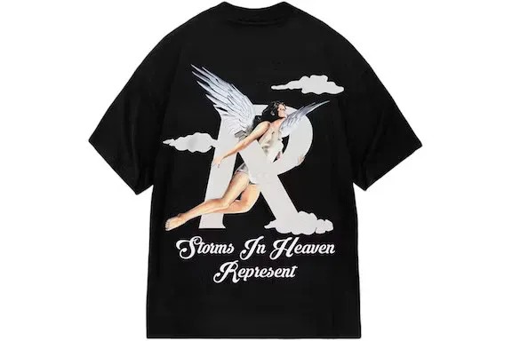 Represent Storms In Heaven T-Shirt 'Black' - HypeFly India View 1