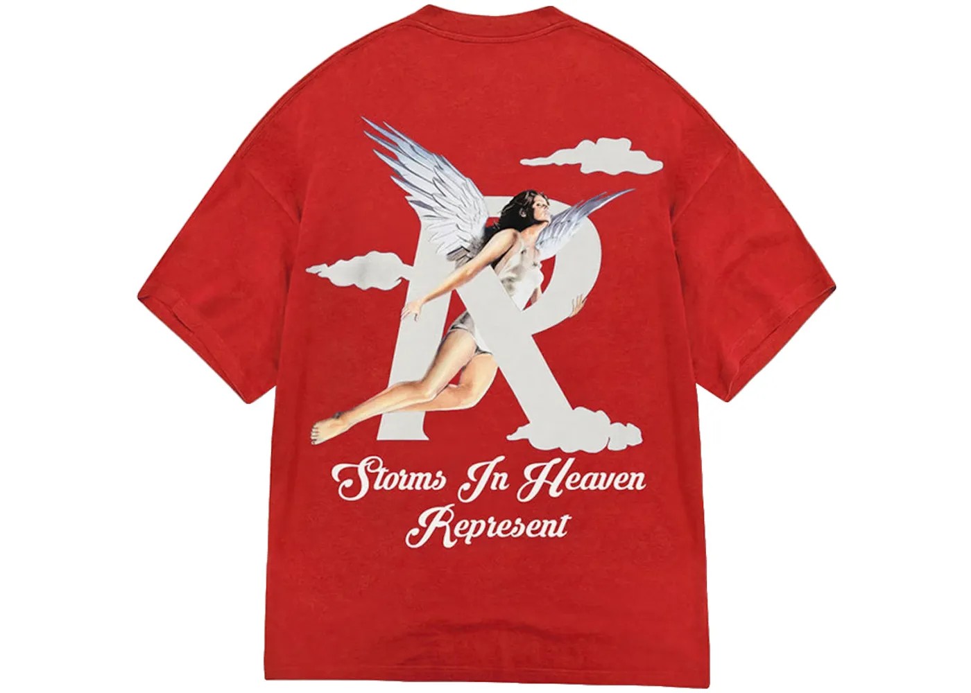 Represent Storms In Heaven T-shirt 'Burnt Red' - HypeFly India View 1