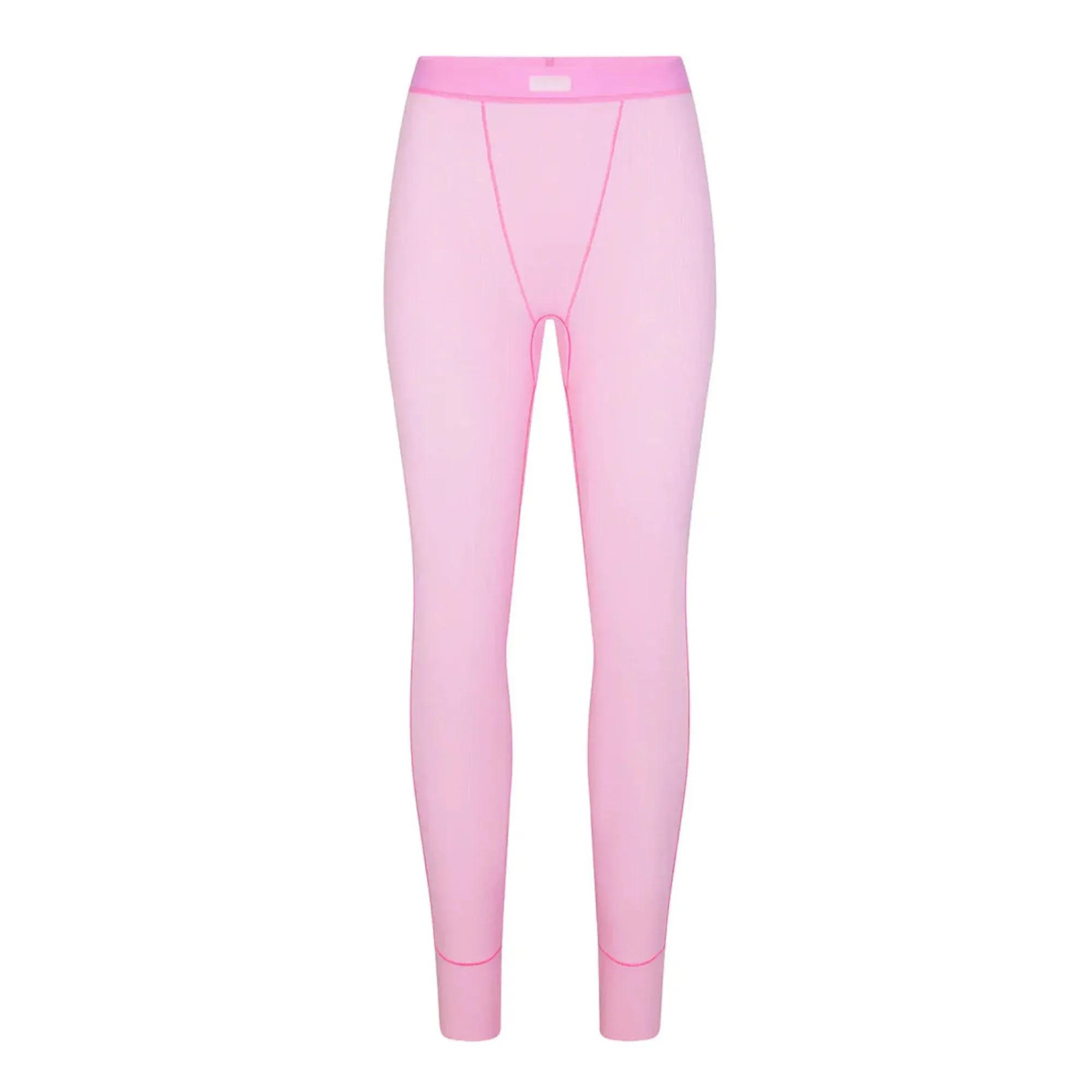 Skims Cotton Rib Legging Bubble Gum - HypeFly India View 1