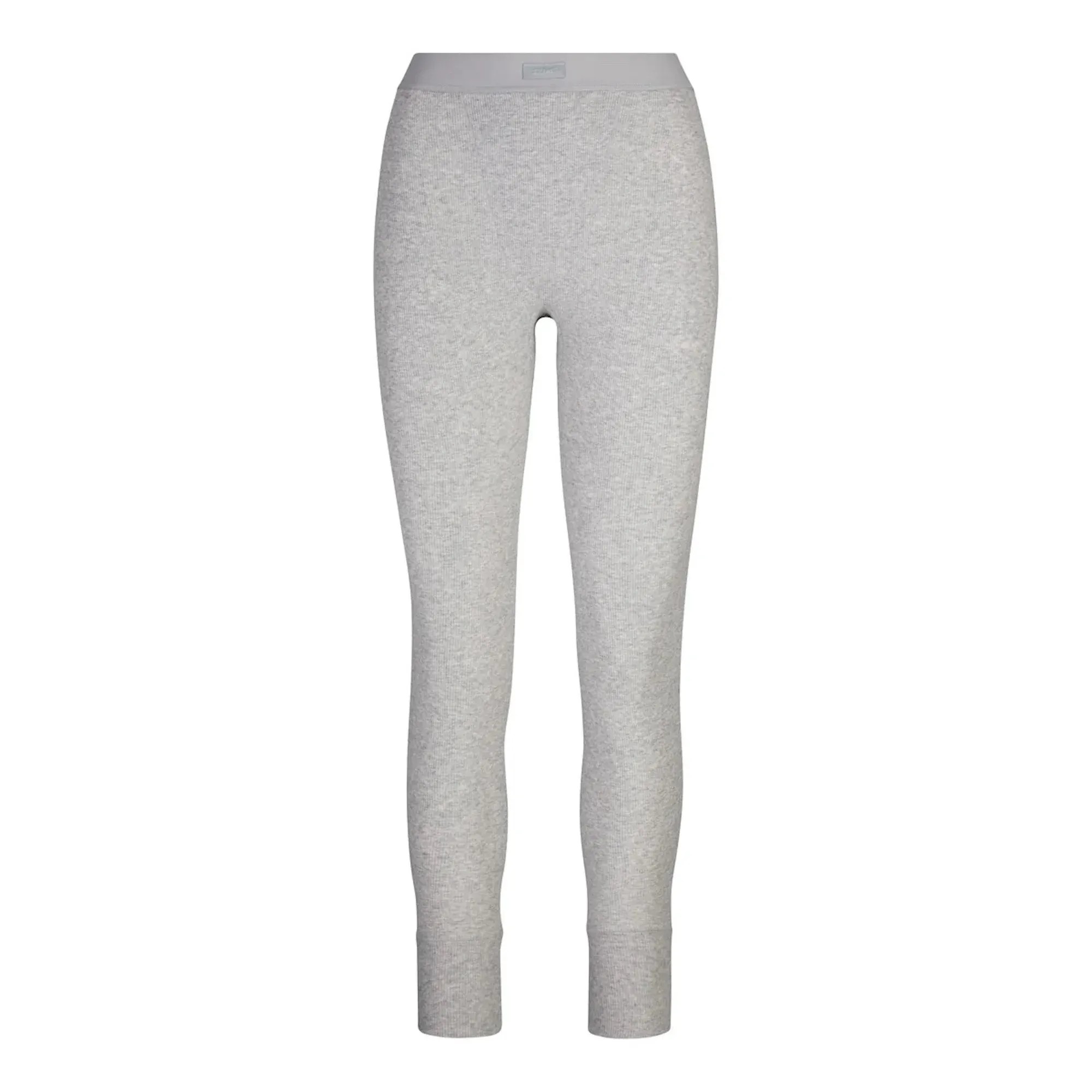 Skims Cotton Rib Legging Light Heather Grey - HypeFly India View 1
