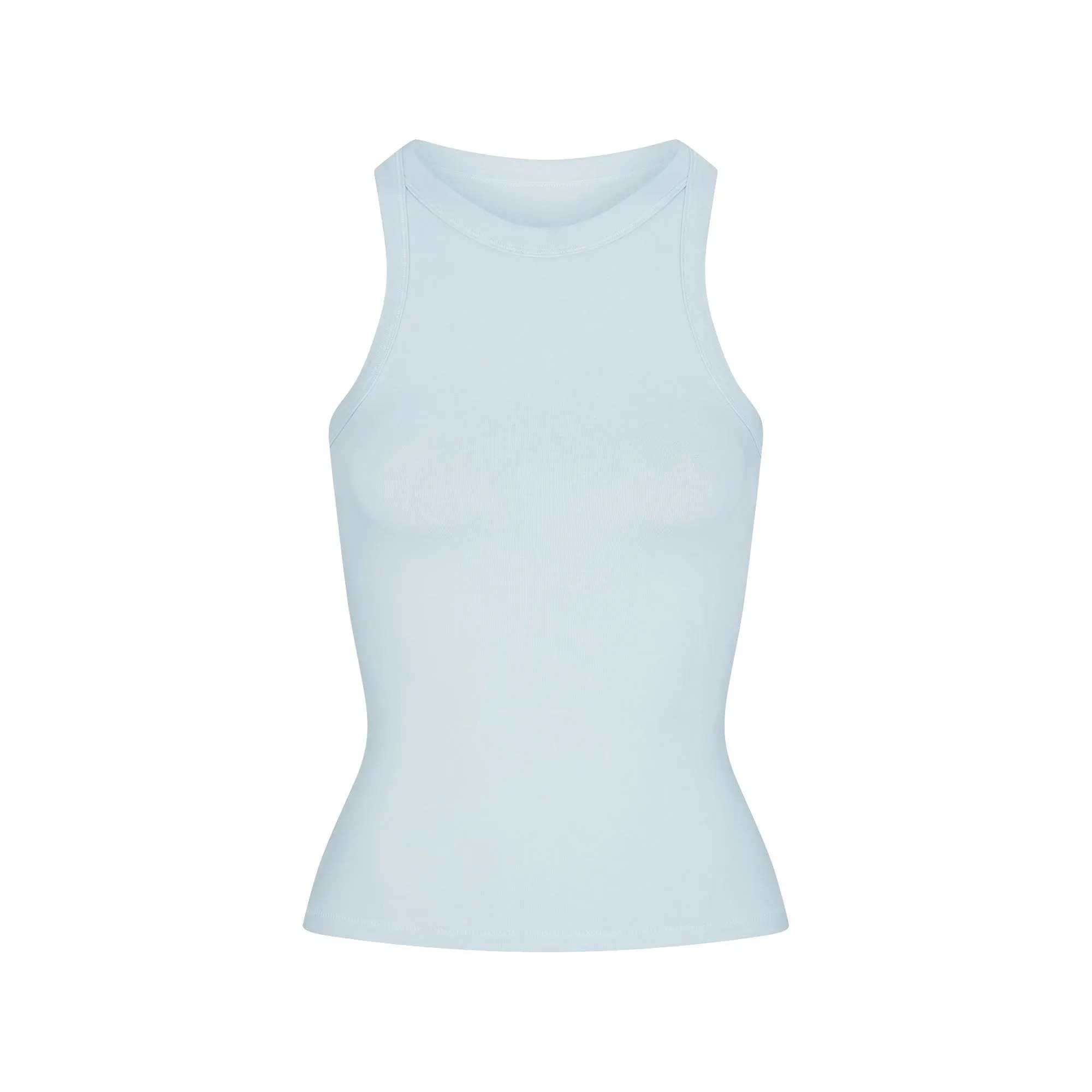 Skims Cotton Jersey Crew Neck Tank Opal - HypeFly India View 1