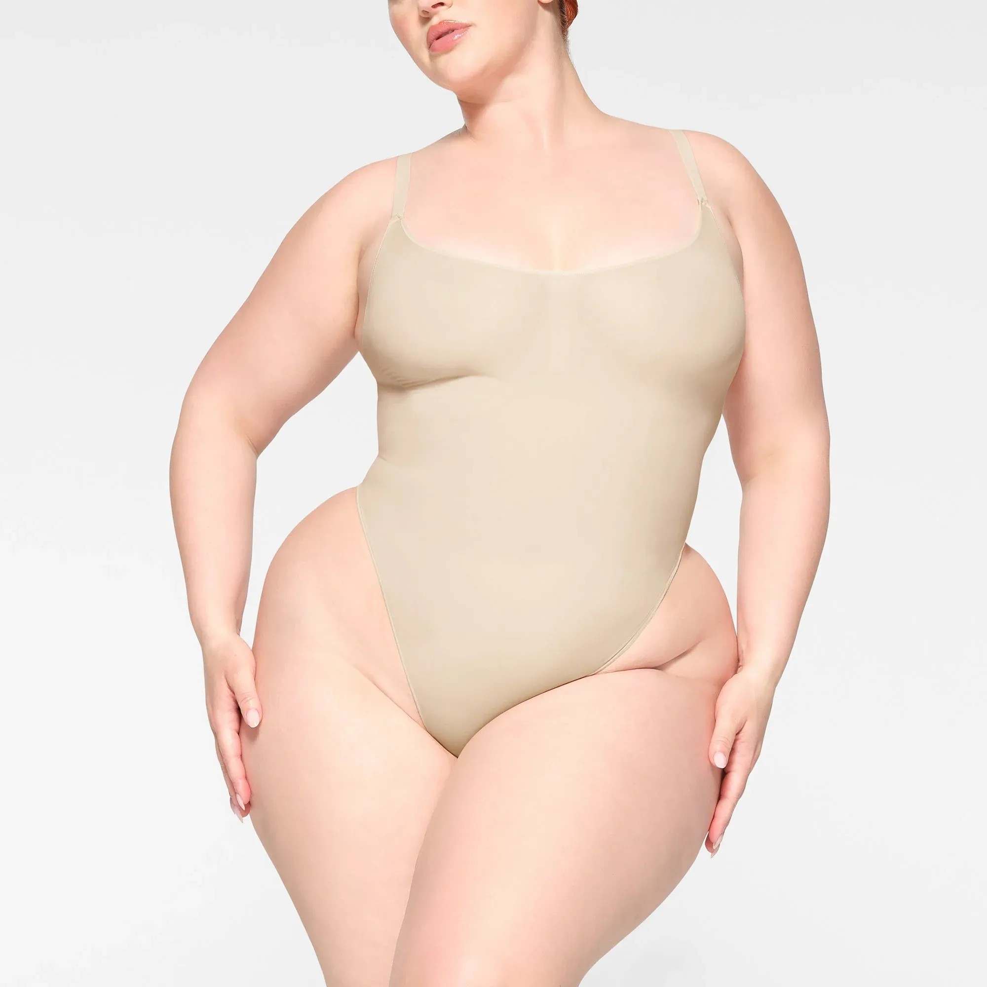 Skims Everyday Sculpt Bodysuit Sand - HypeFly India View 2