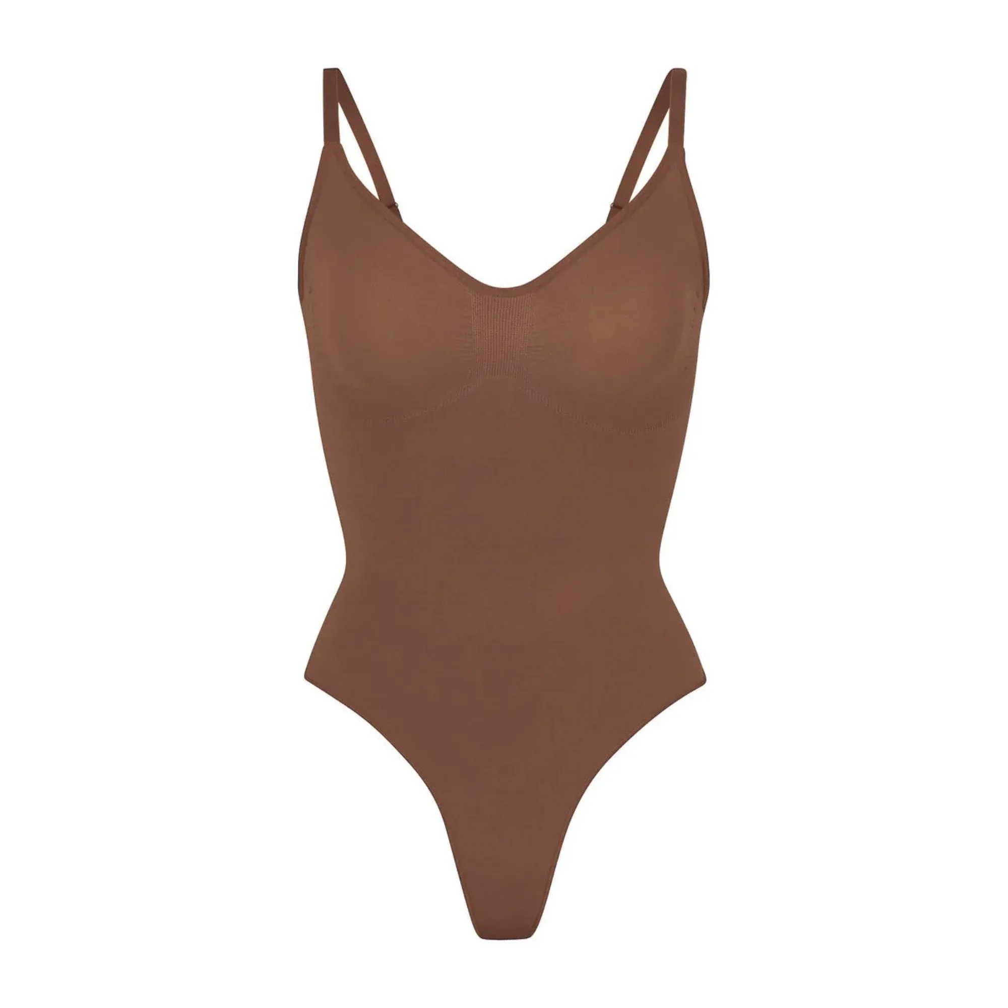 Skims Seamless Sculpt Thong Bodysuit Jasper - HypeFly India View 1