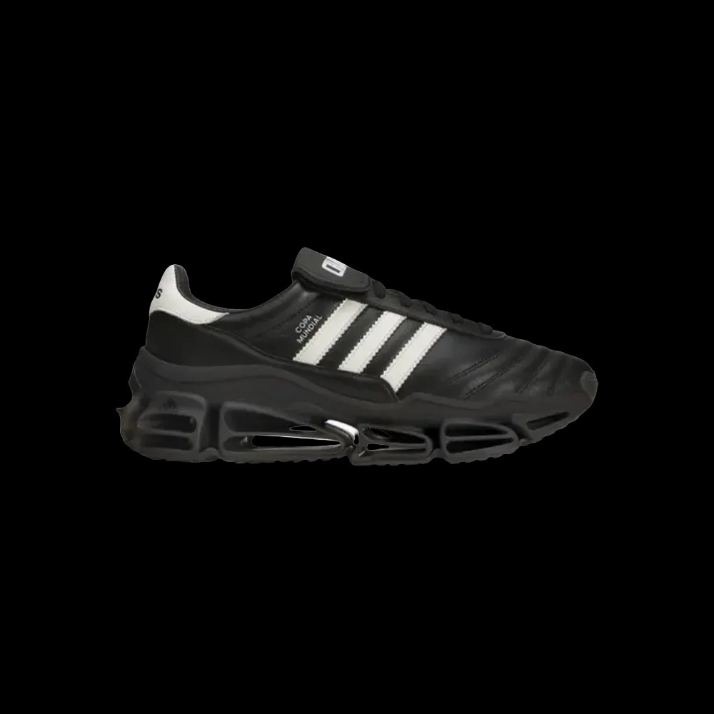 Willy Chavarria x adidas Megaride Copa 'Core Black Off White' - HypeFly India View 1