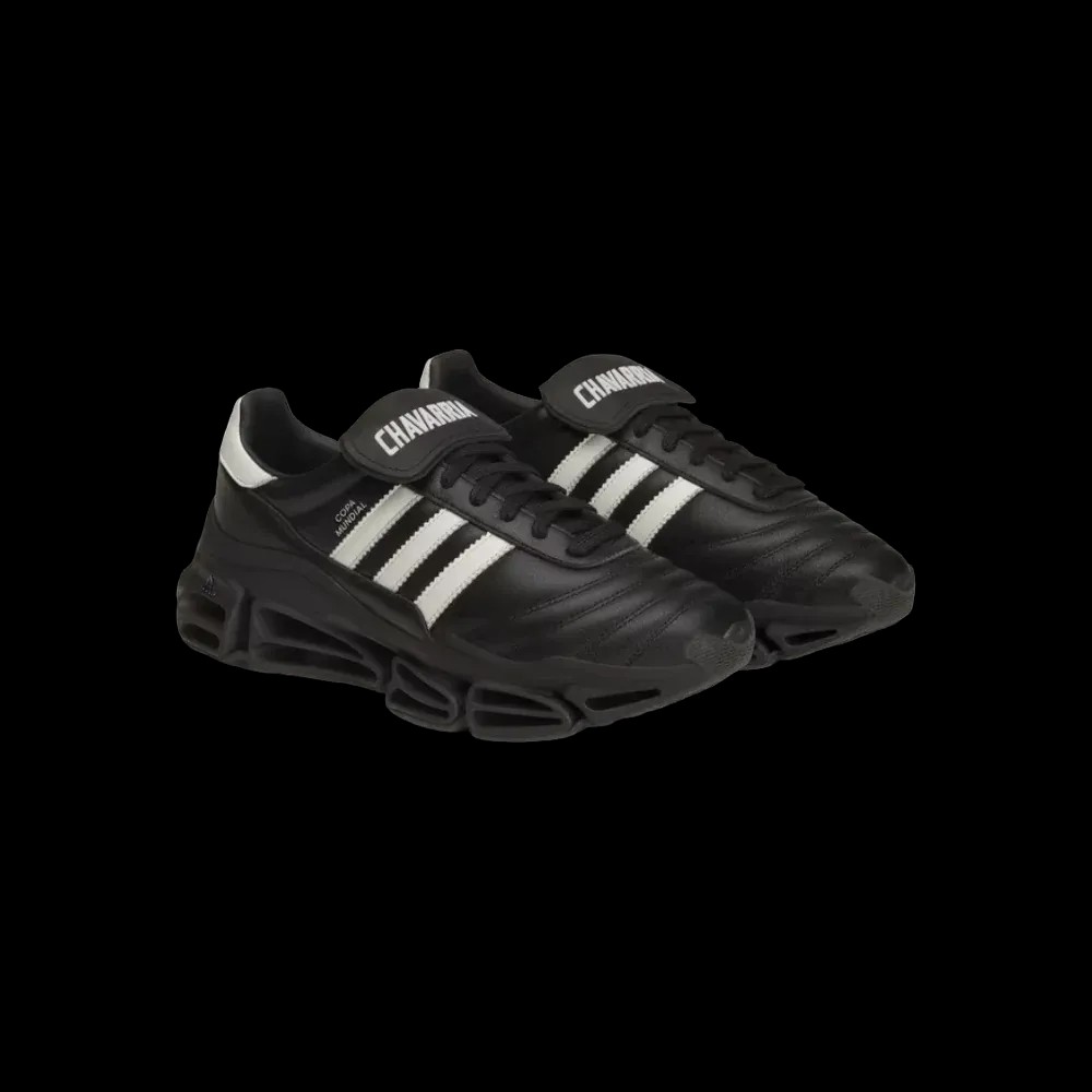Willy Chavarria x adidas Megaride Copa 'Core Black Off White' - HypeFly India View 2
