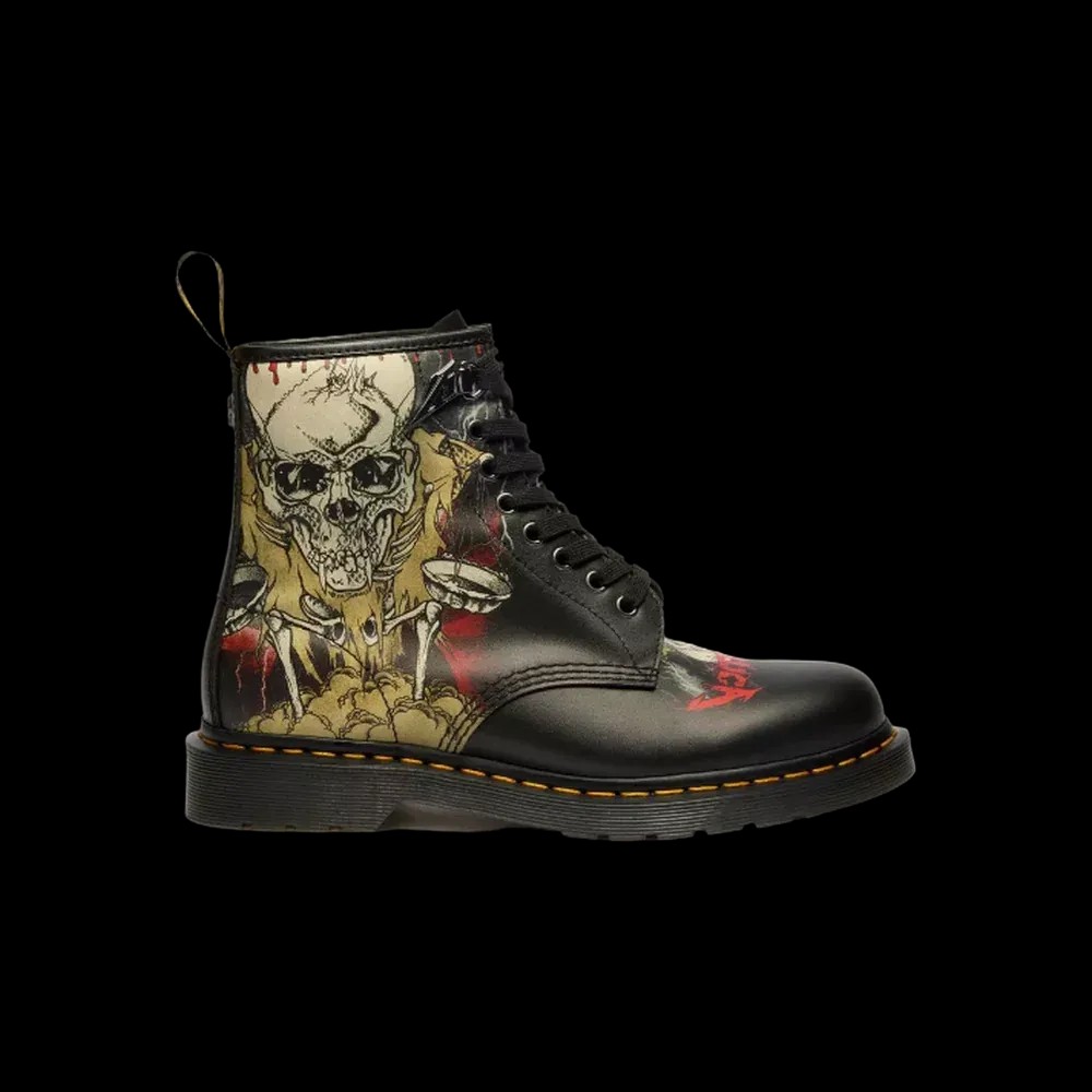 Dr Martens 1460 Metallica Skull Lightning Print - HypeFly India View 1