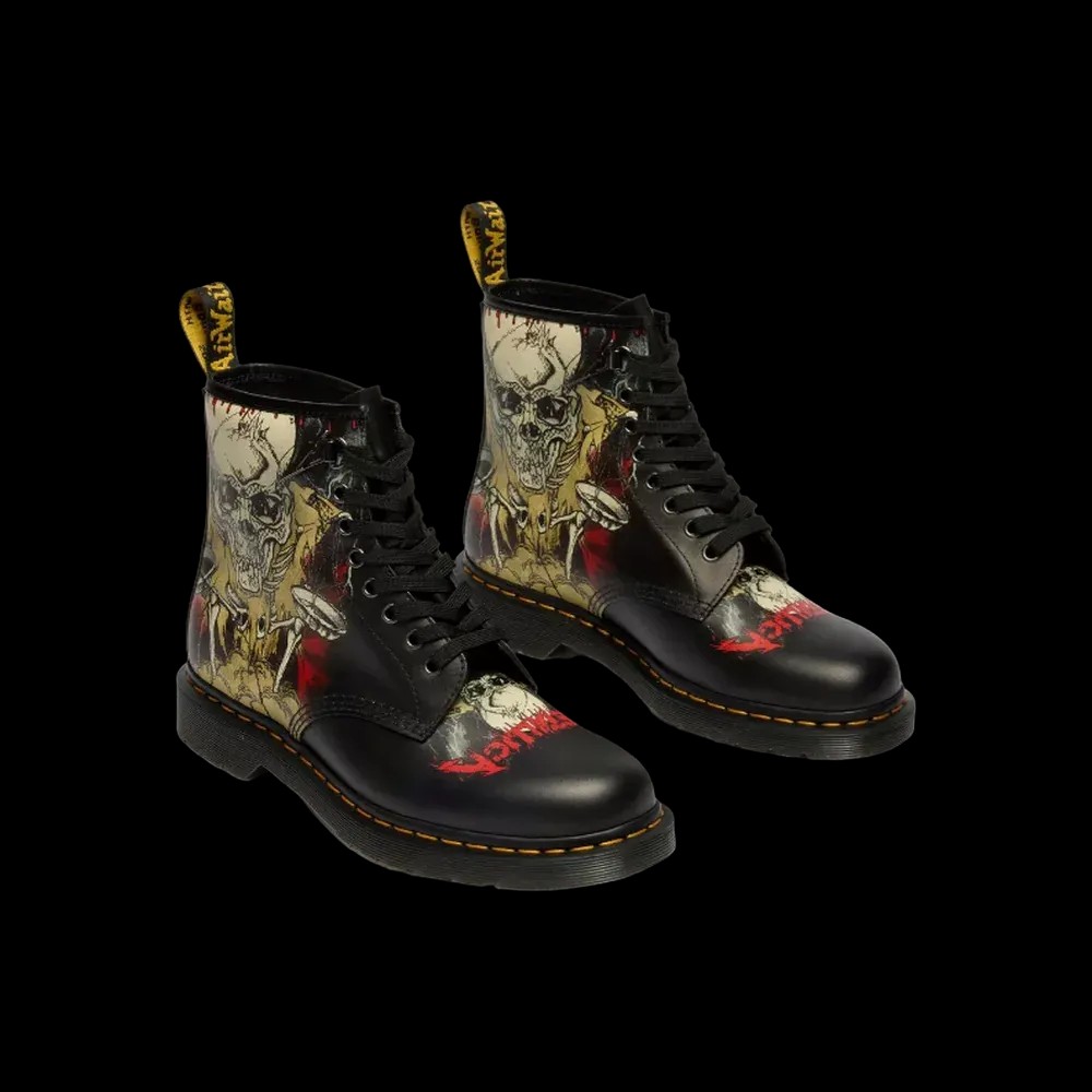 Dr Martens 1460 Metallica Skull Lightning Print - HypeFly India View 4