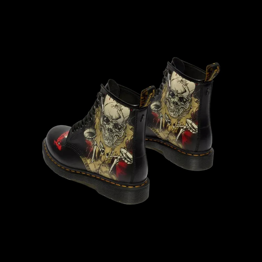Dr Martens 1460 Metallica Skull Lightning Print - HypeFly India View 5