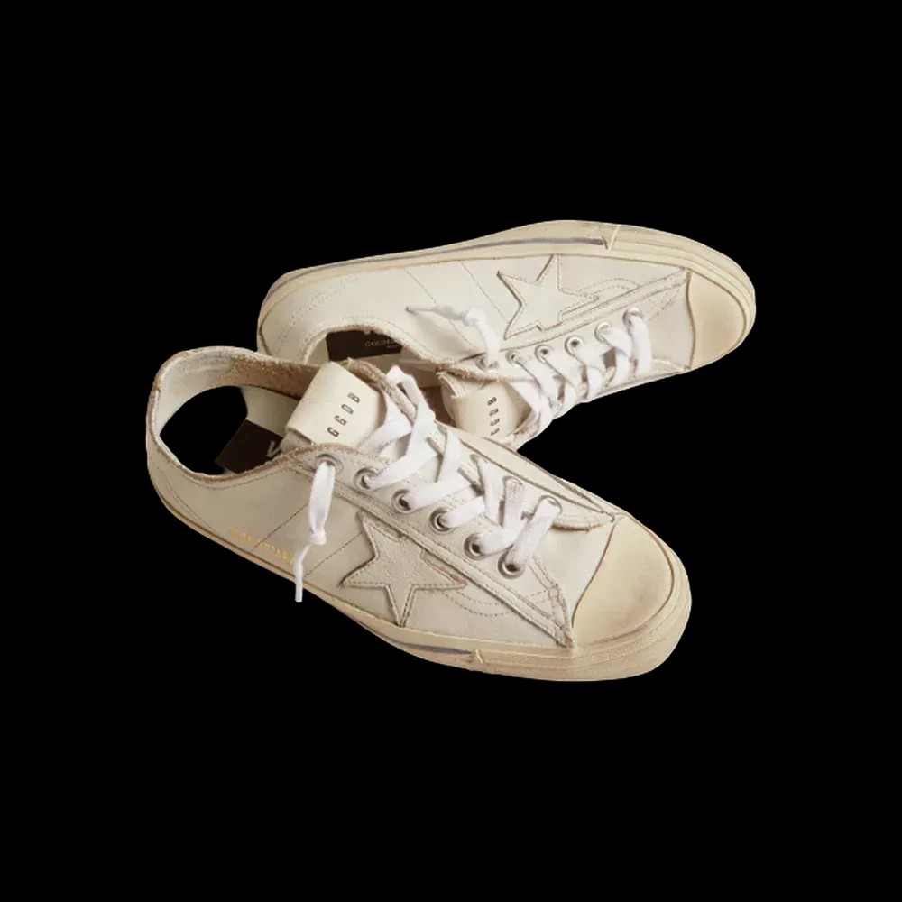 Golden Goose V-Star In Vintage Effect Leather - HypeFly India View 5