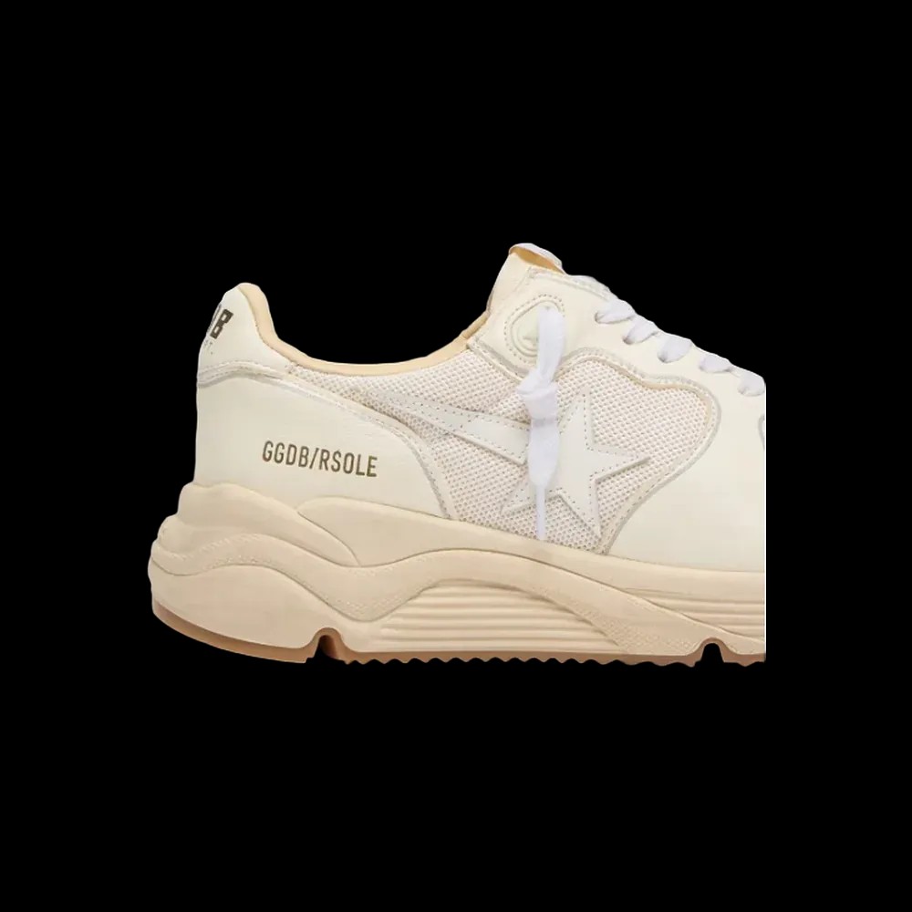 Golden Goose Running Sole In Mesh And White Nappa - HypeFly India View 5
