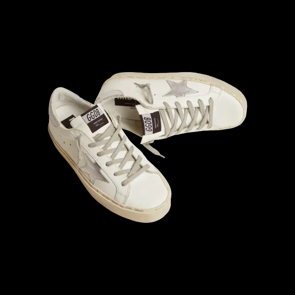 Golden Goose Hi Star With Star And Metallic Silver Heel - HypeFly India View 5