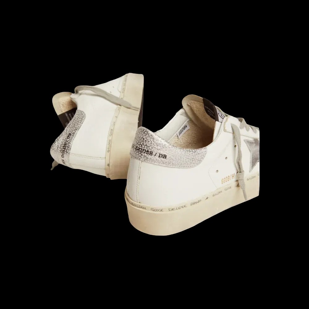 Golden Goose Hi Star With Star And Metallic Silver Heel - HypeFly India View 3