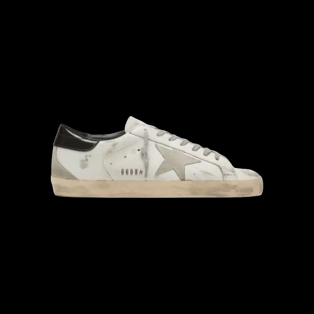Golden Goose Super-Star With Black Heel Tab And Metal Stud Lettering - HypeFly India View 1