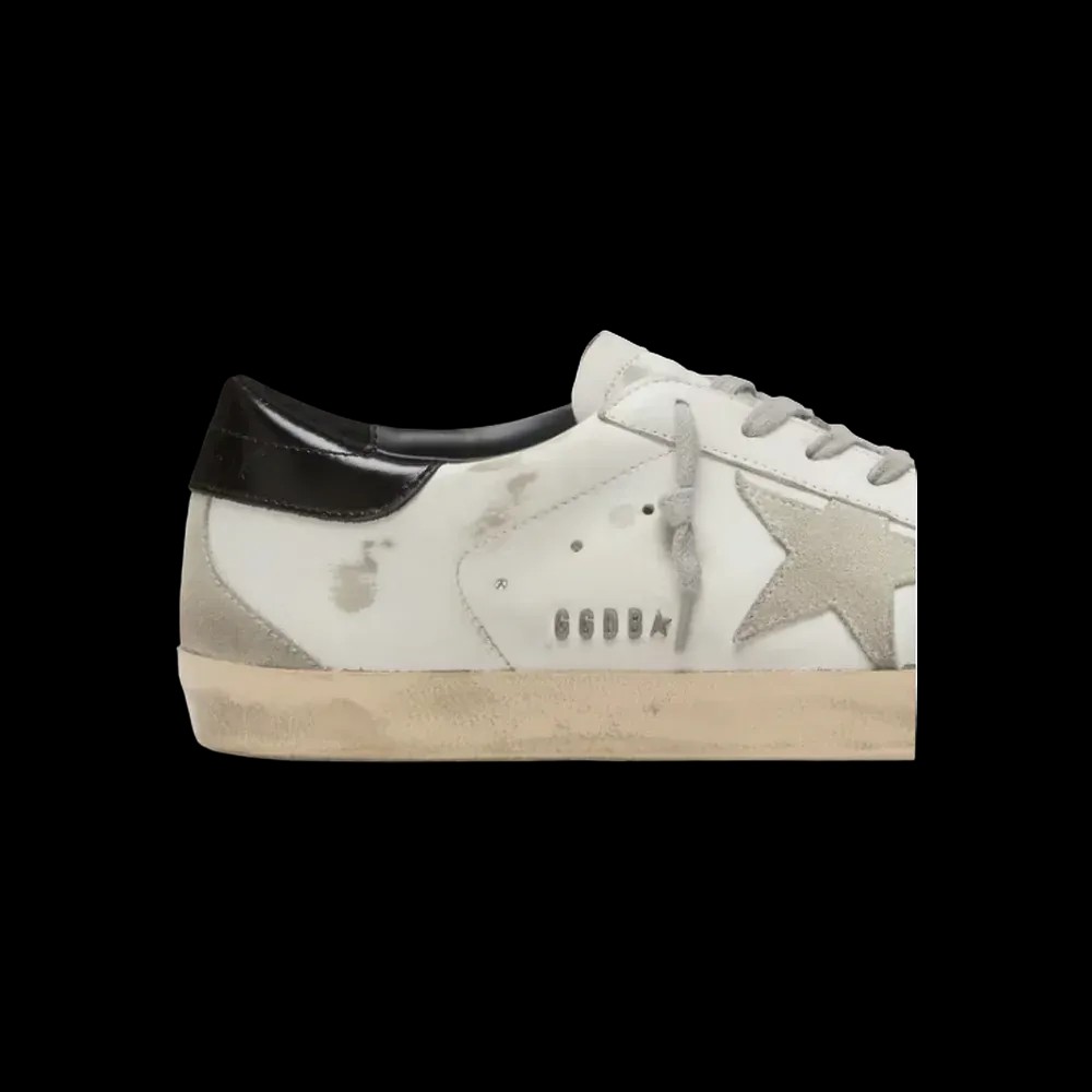Golden Goose Super-Star With Black Heel Tab And Metal Stud Lettering - HypeFly India View 4