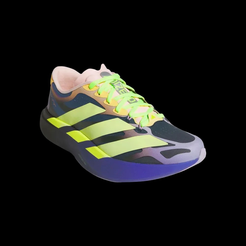 The Whitaker Group X Adidas Adizero Evo SL EXO 'Do Not Duplicate: Neon Lights Blue' - HypeFly India View 5