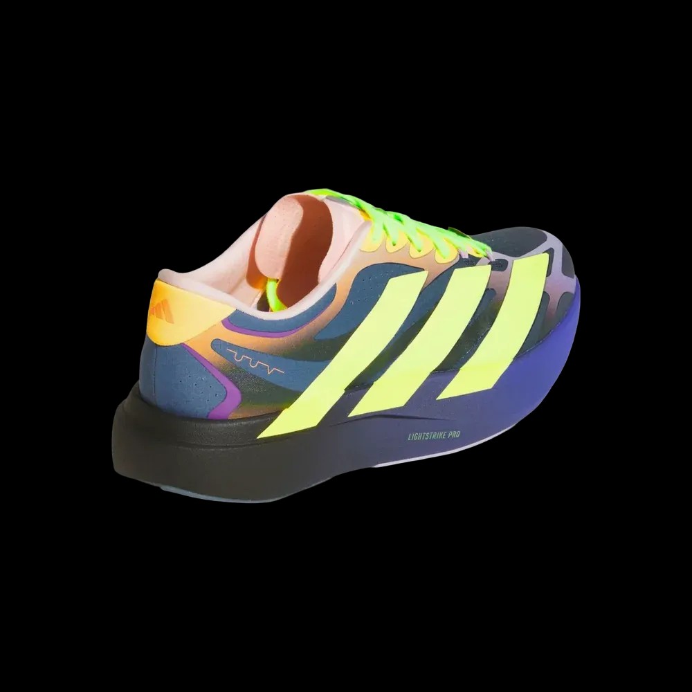 The Whitaker Group X Adidas Adizero Evo SL EXO 'Do Not Duplicate: Neon Lights Blue' - HypeFly India View 4