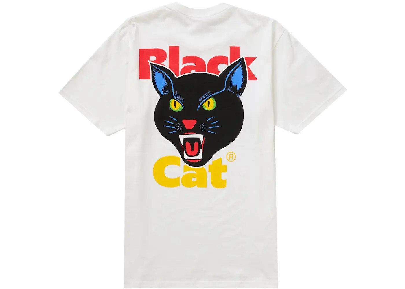 Supreme Black Cat Tee (SS24) White - HypeFly India View 1
