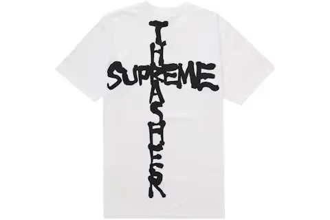 Supreme Thrasher Cross Tee White - HypeFly India View 1
