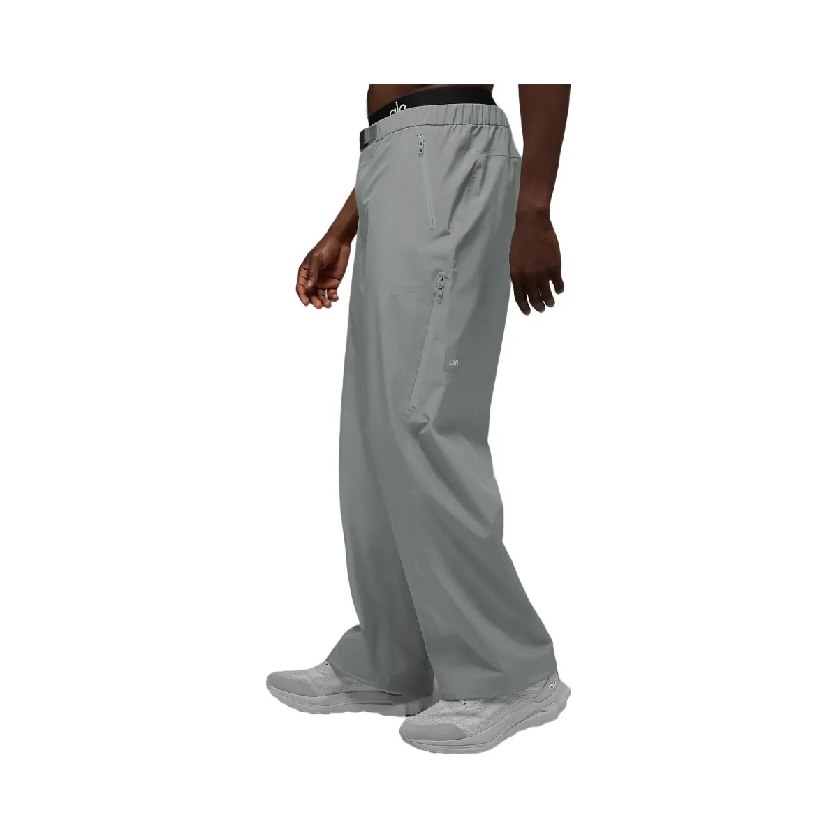 Alo Men's Alpha Shell Pant - Lunar Grey - HypeFly India View 5