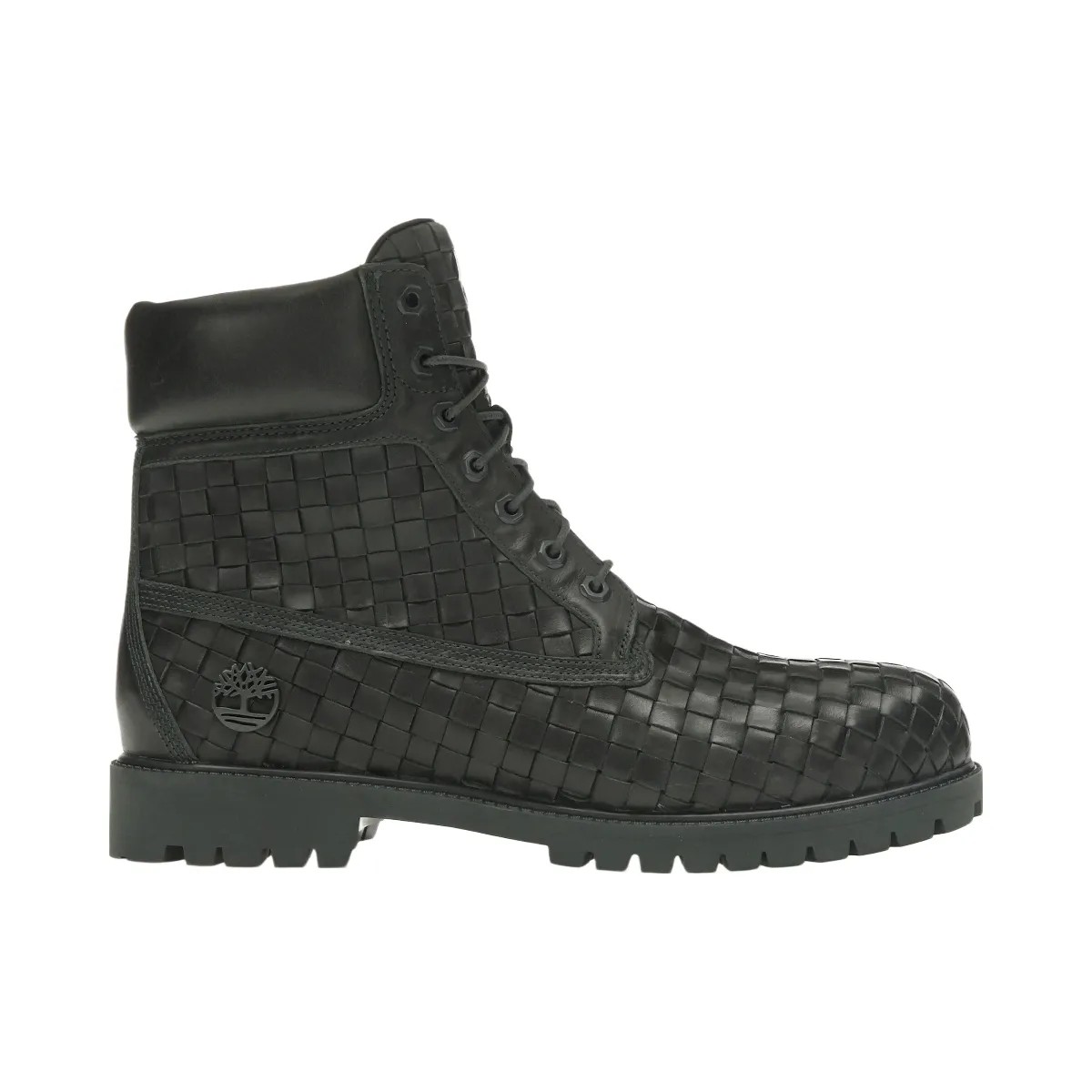 Timberland 6" Premium Boot Woven Dark Green - HypeFly India View 1