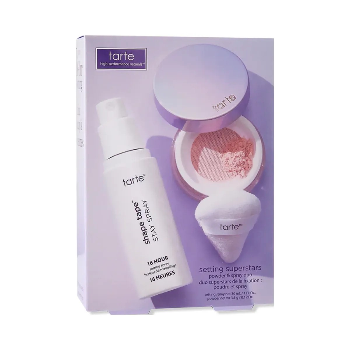 Tarte Setting Superstars Powder & Spray Duo 'Pink' - HypeFly India View 1