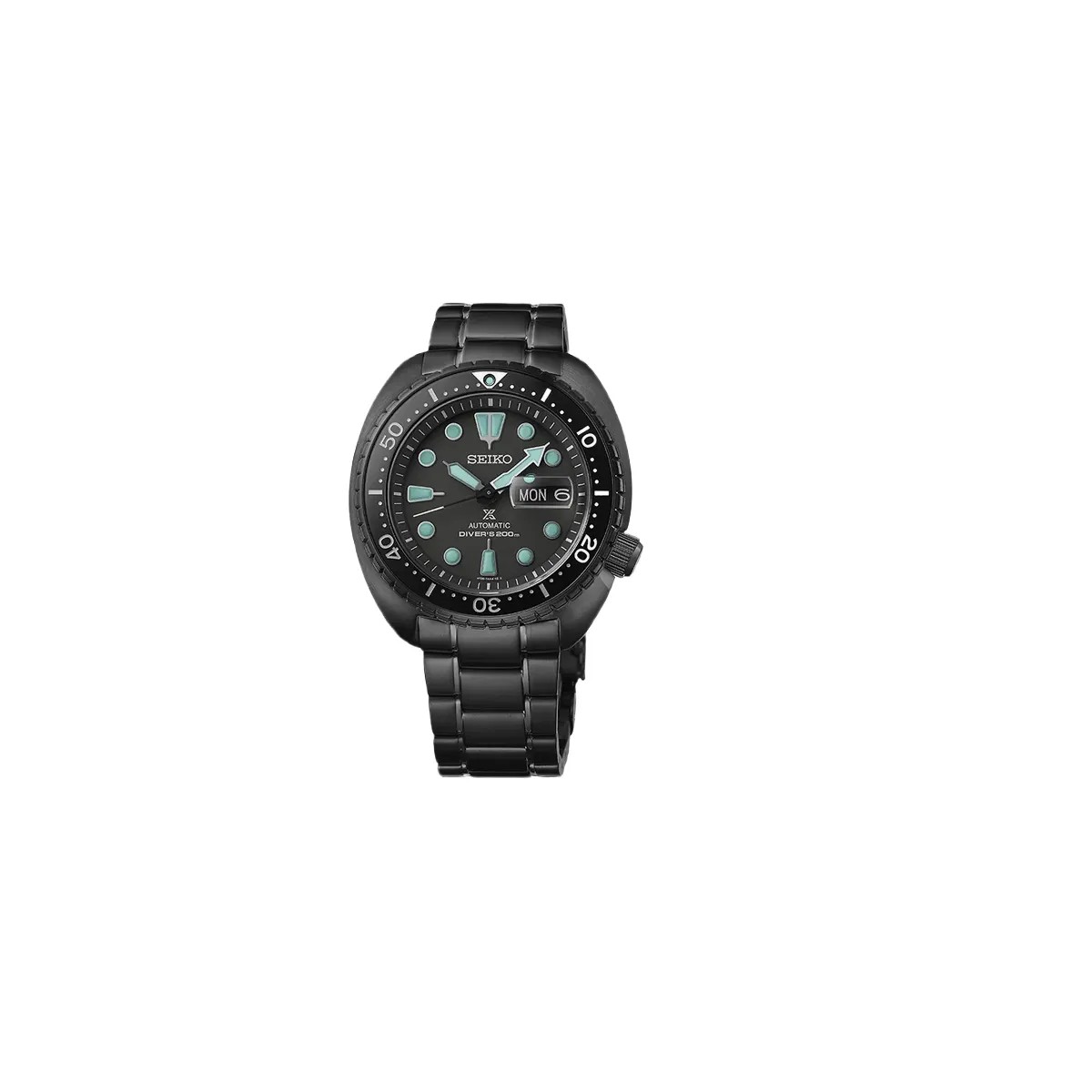 Seiko Prospex Black Series Night Vision Turtle Divers watch - SRPK43K1 Men's - HypeFly India View 1