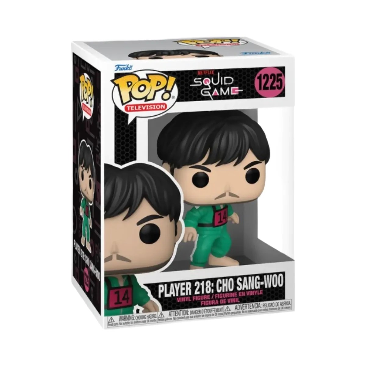 Funko Pop! Squid Game Player 218: Cho Sang-Woo #1225 - HypeFly India View 1
