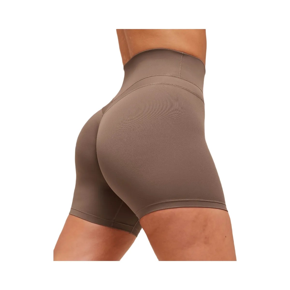 Gymshark Whitney Shorts - Soft Brown - HypeFly India View 6