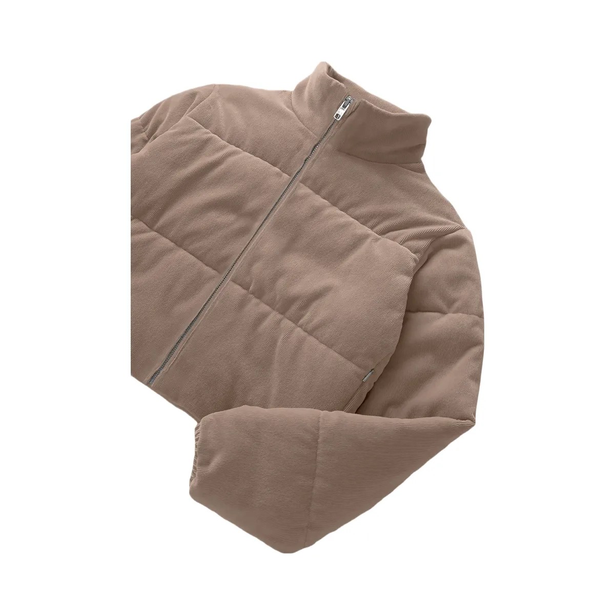 Alo Women's Micro Corduroy Dreamy Puffer - Chai Latte - HypeFly India View 6