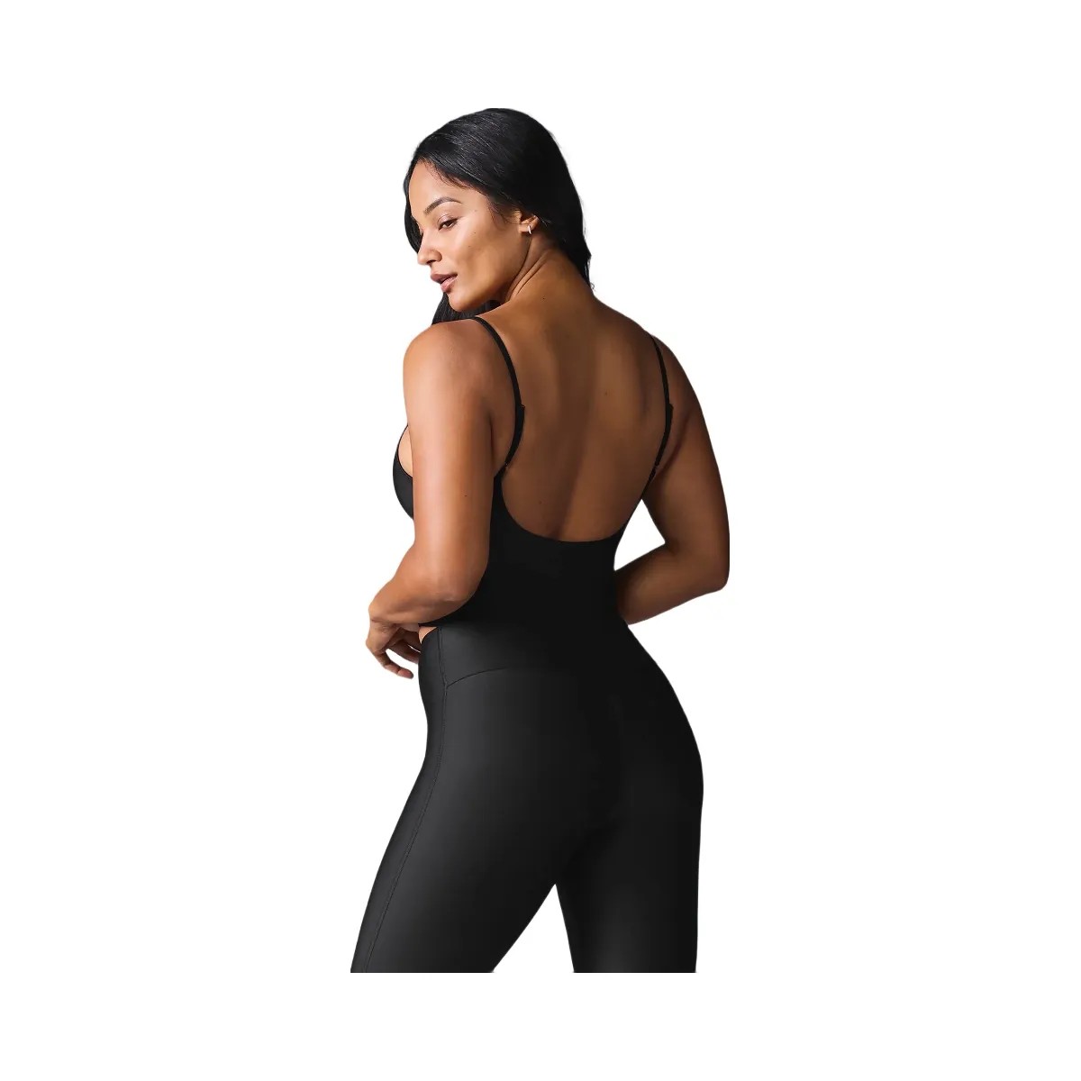 Alo Women's Airlift A-List Onesie - Black - HypeFly India View 6