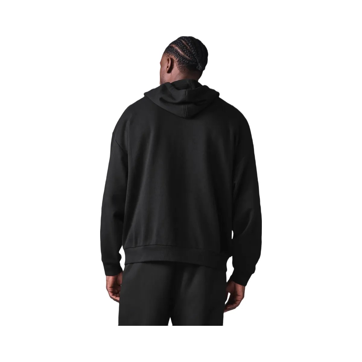 Alo Accolade Full Zip Hoodie - Black - HypeFly India View 3