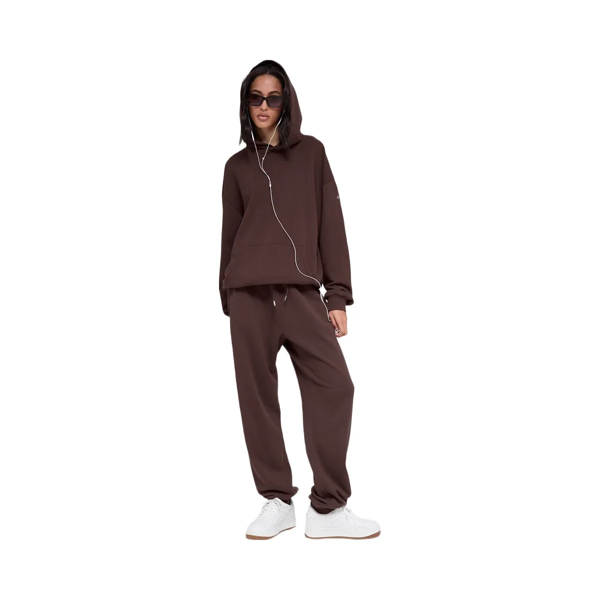 Alo Women's Chill Hoodie - Brownstone - HypeFly India View 1