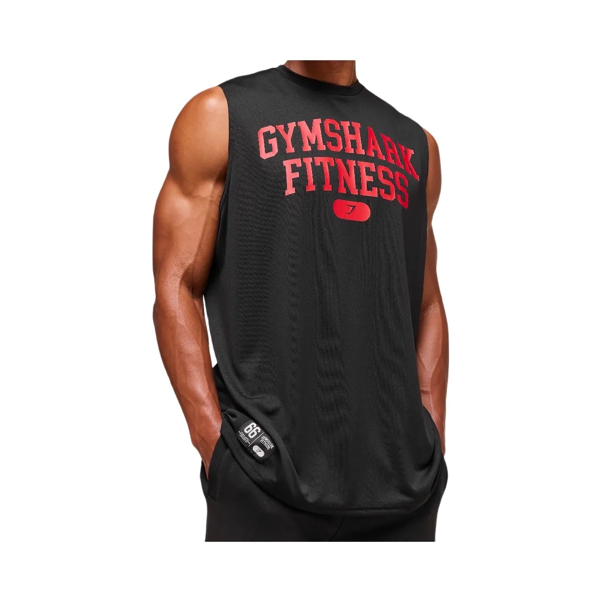 Gymshark Campus Tank - Black - HypeFly India View 3
