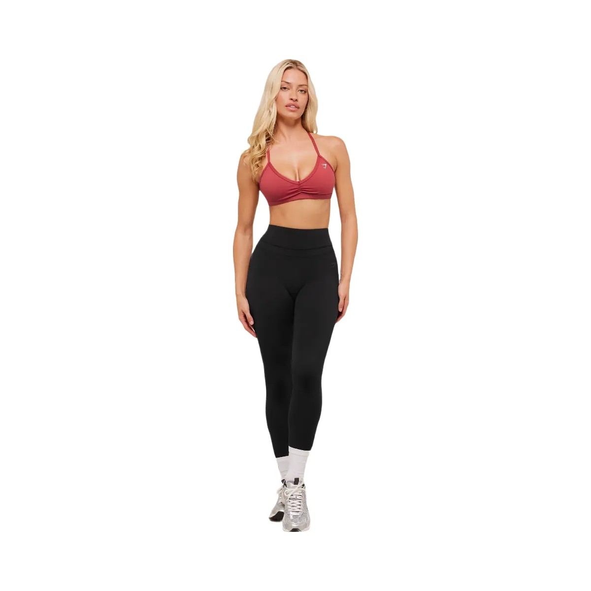 Gymshark Minimal Sports Bra - Athletic Burgundy - HypeFly India View 4