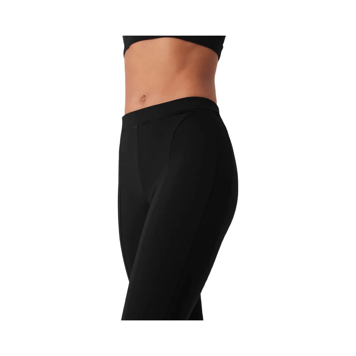 Alo Women's High-Waist 7/8 Zip It Flare Legging - Black - HypeFly India View 3