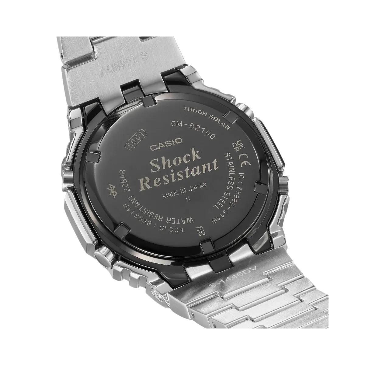 Casio Full Metal 2100 Series GM-B2100D-1ADR Black Dial - HypeFly India View 3