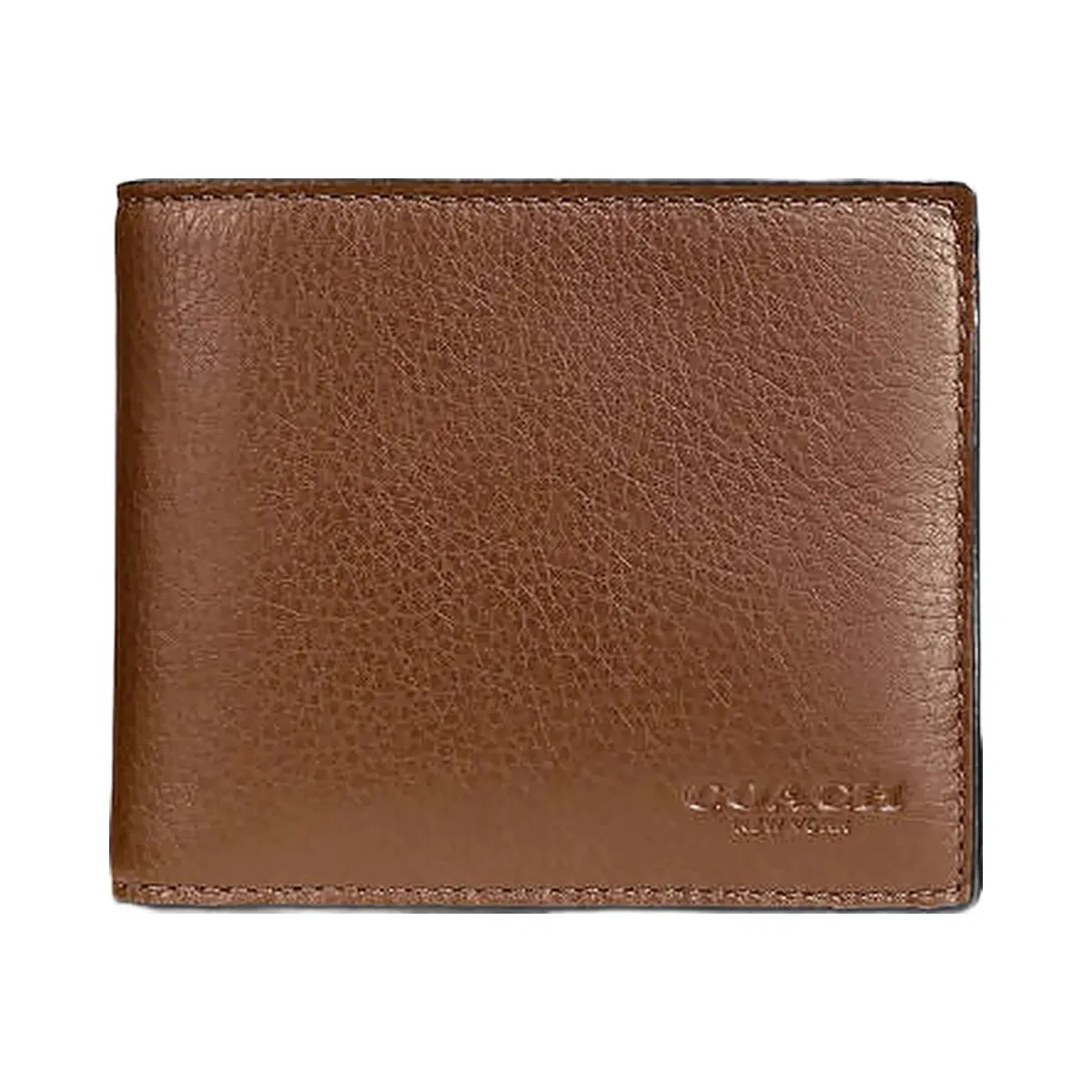 Coach 3 In 1 Wallet Smooth Leather-Dark Saddle - HypeFly India View 1