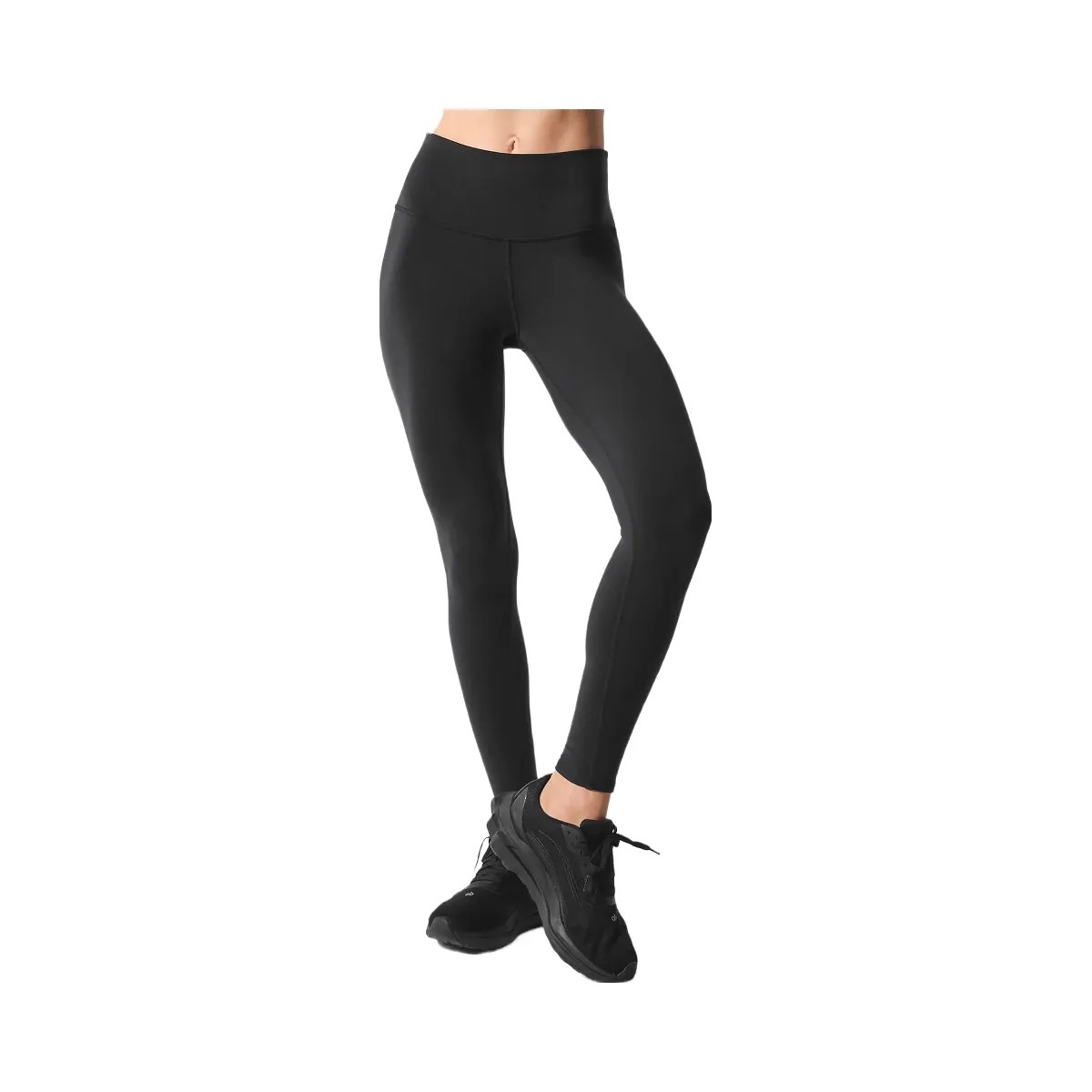 Alo Women's 7/8 High-Waist Airbrush Legging - Black - HypeFly India View 1