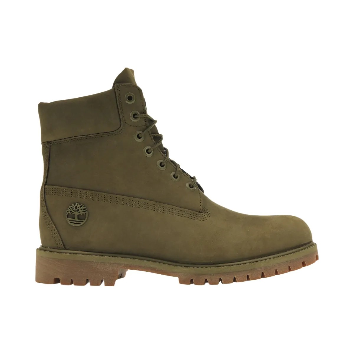 Timberland 6" Heritage Premium Waterproof Boot Olive Nubuck - HypeFly India View 1