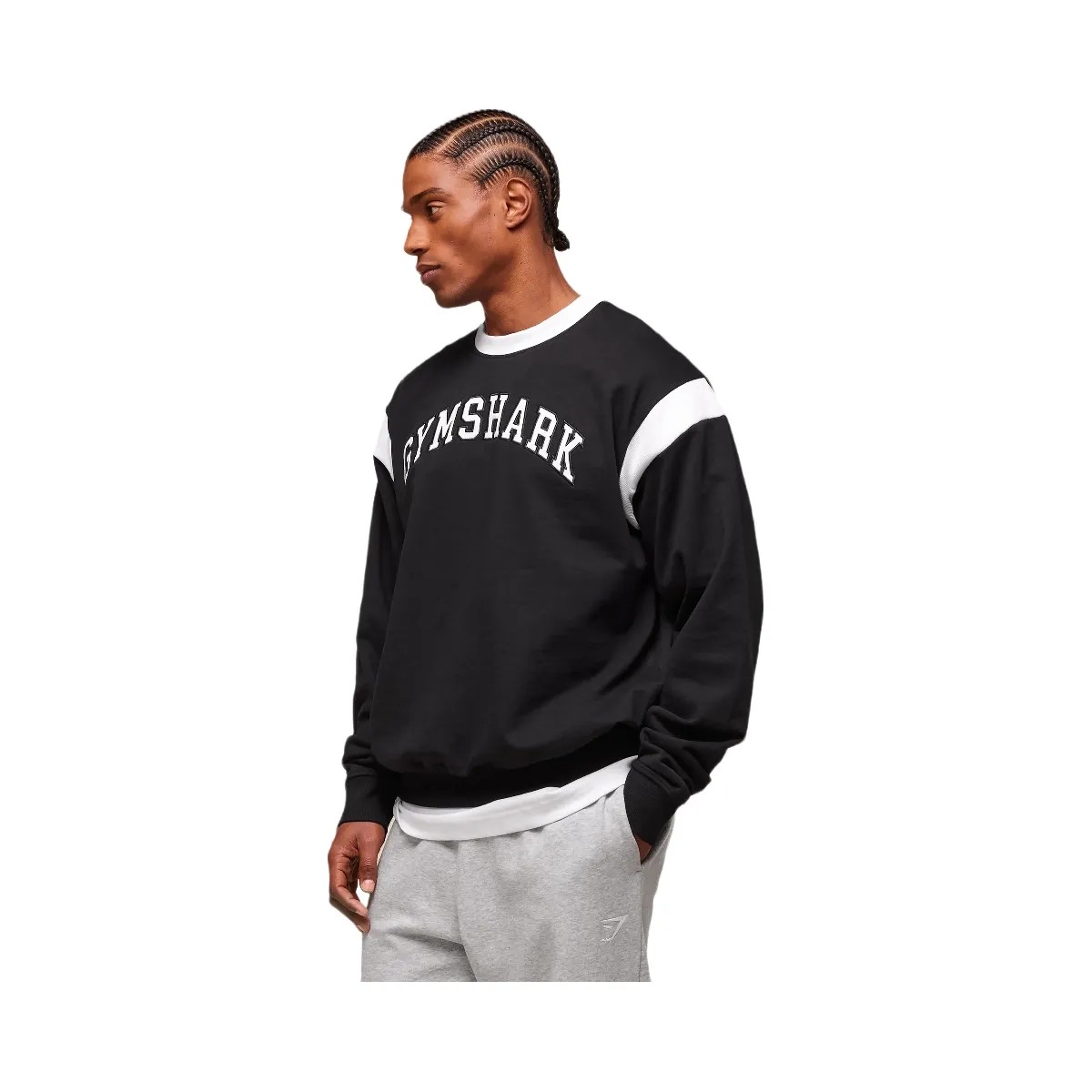 Gymshark GSLC Crew - Black - HypeFly India View 4