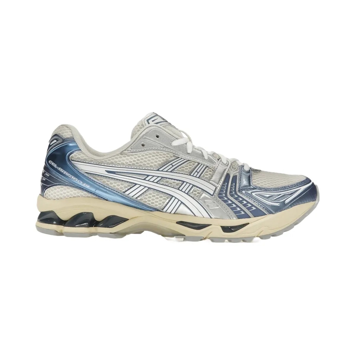 Asics Gel-Kayano 14 Cream Metallic Blue - HypeFly India View 1