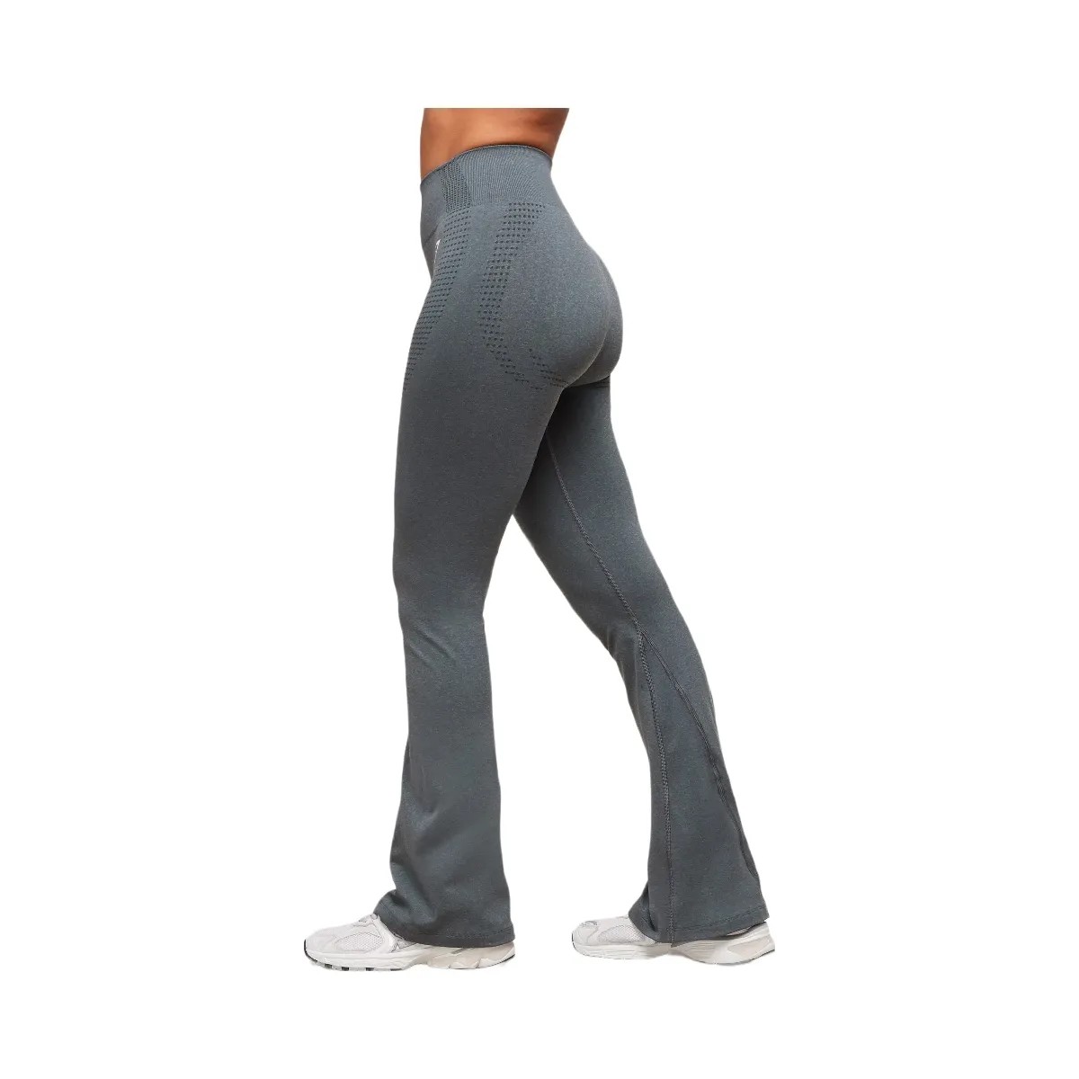 Gymshark Vital Soft Flared Leggings - Strong Grey/Marl - HypeFly India View 3