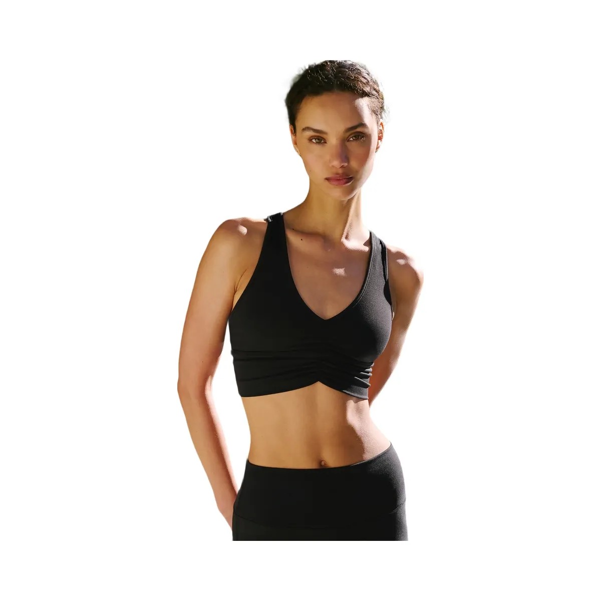 Alo Women's Wild Thing Bra - Black - HypeFly India View 1