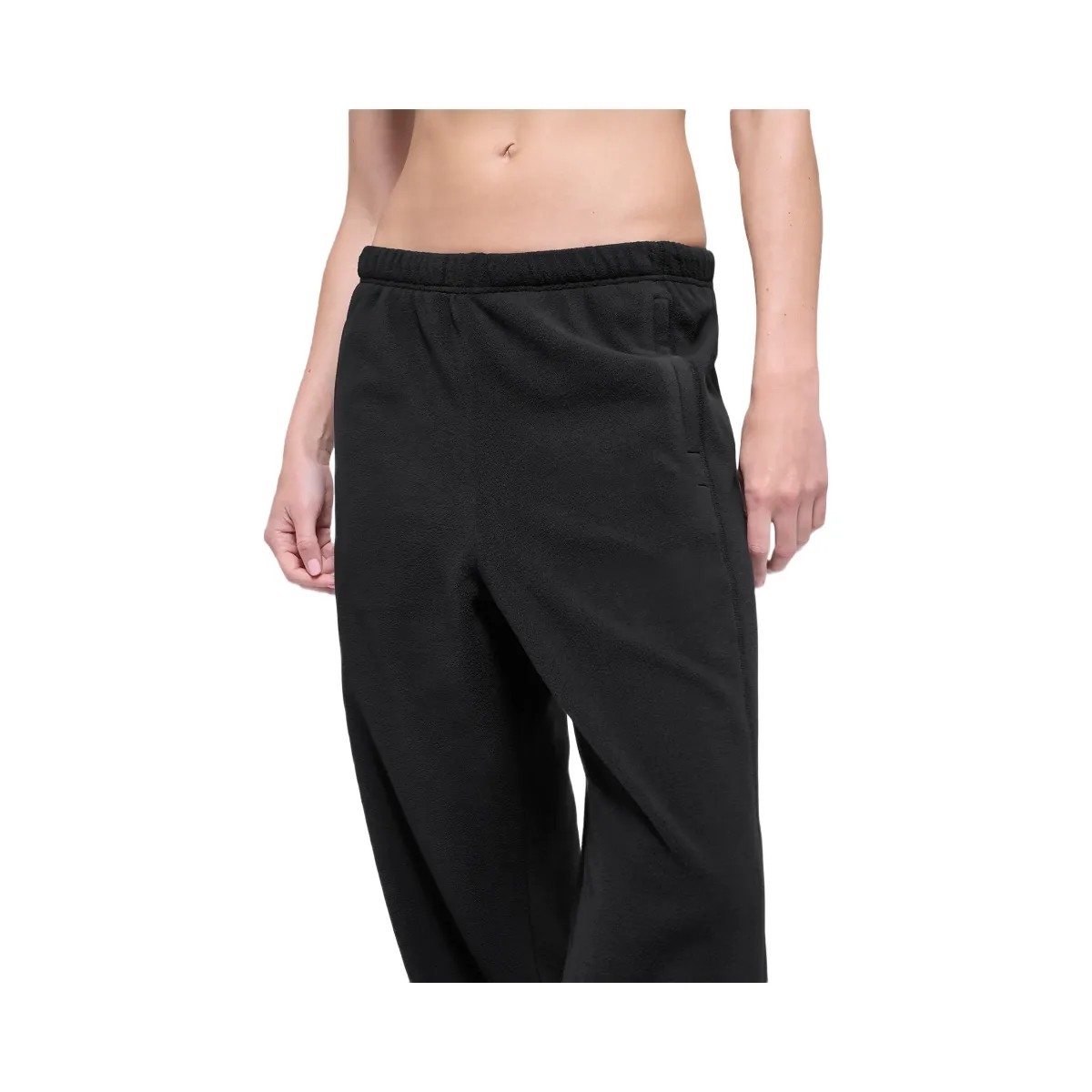 Alo Women's Polar Fleece High-Waist Retreat Jogger - Black - HypeFly India View 3